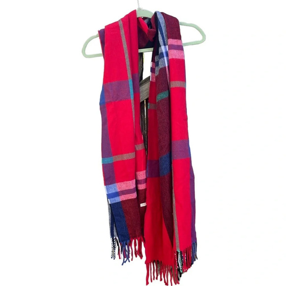 J CREW PLAID SCARF - Picture 1 of 2